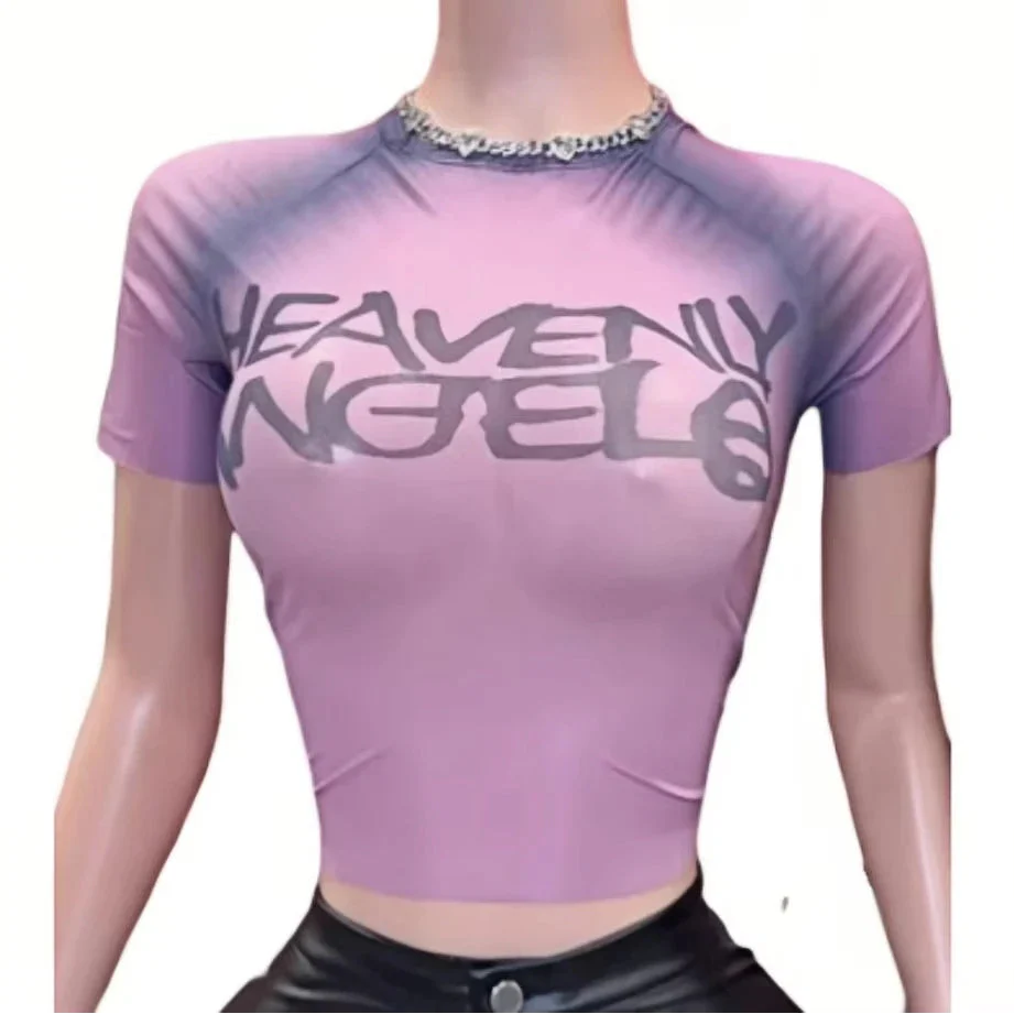 Heavenly Angel Mesh See Though Two-Piece Sets