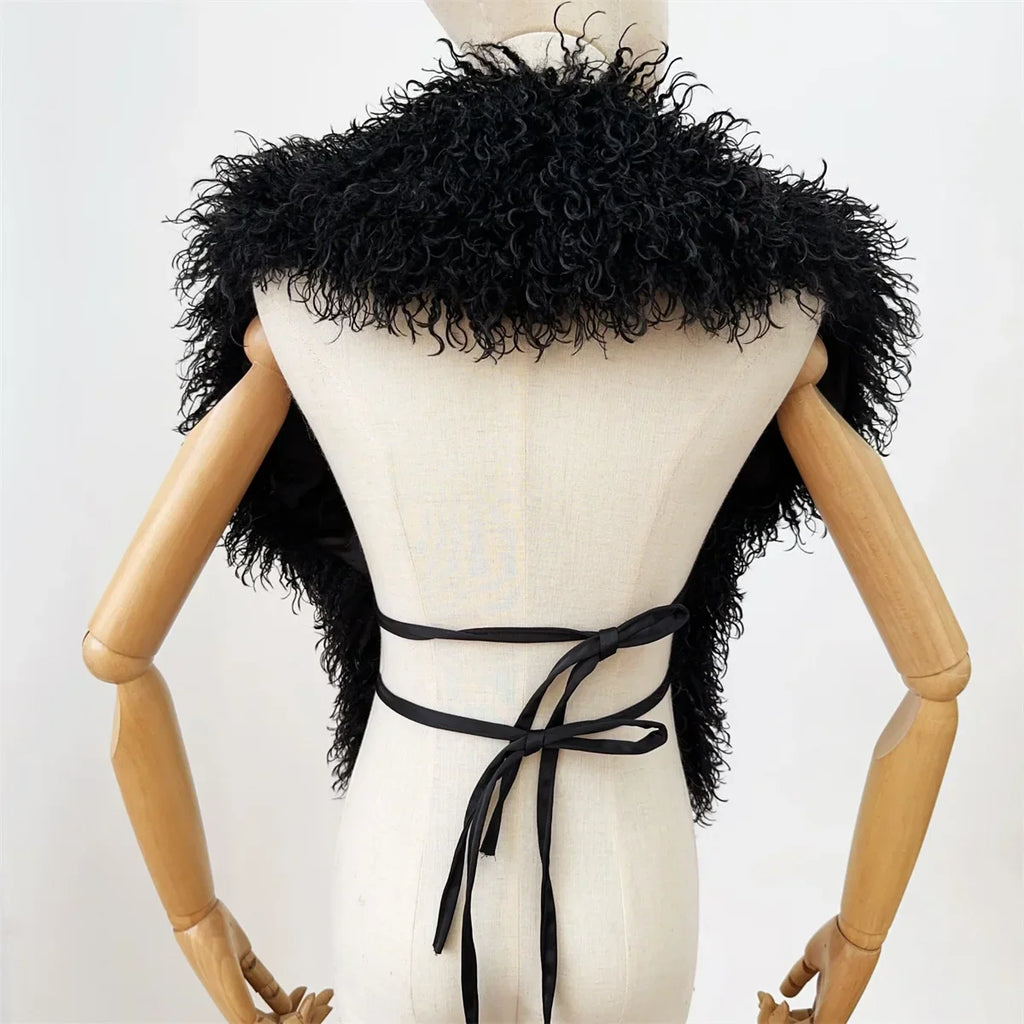 Shay Fur Halter Set